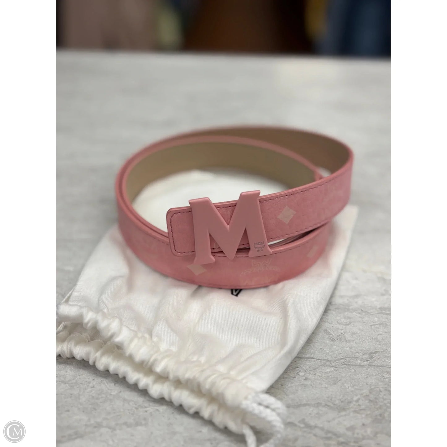 Belt Luxury Designer By Mcm, Size: Medium