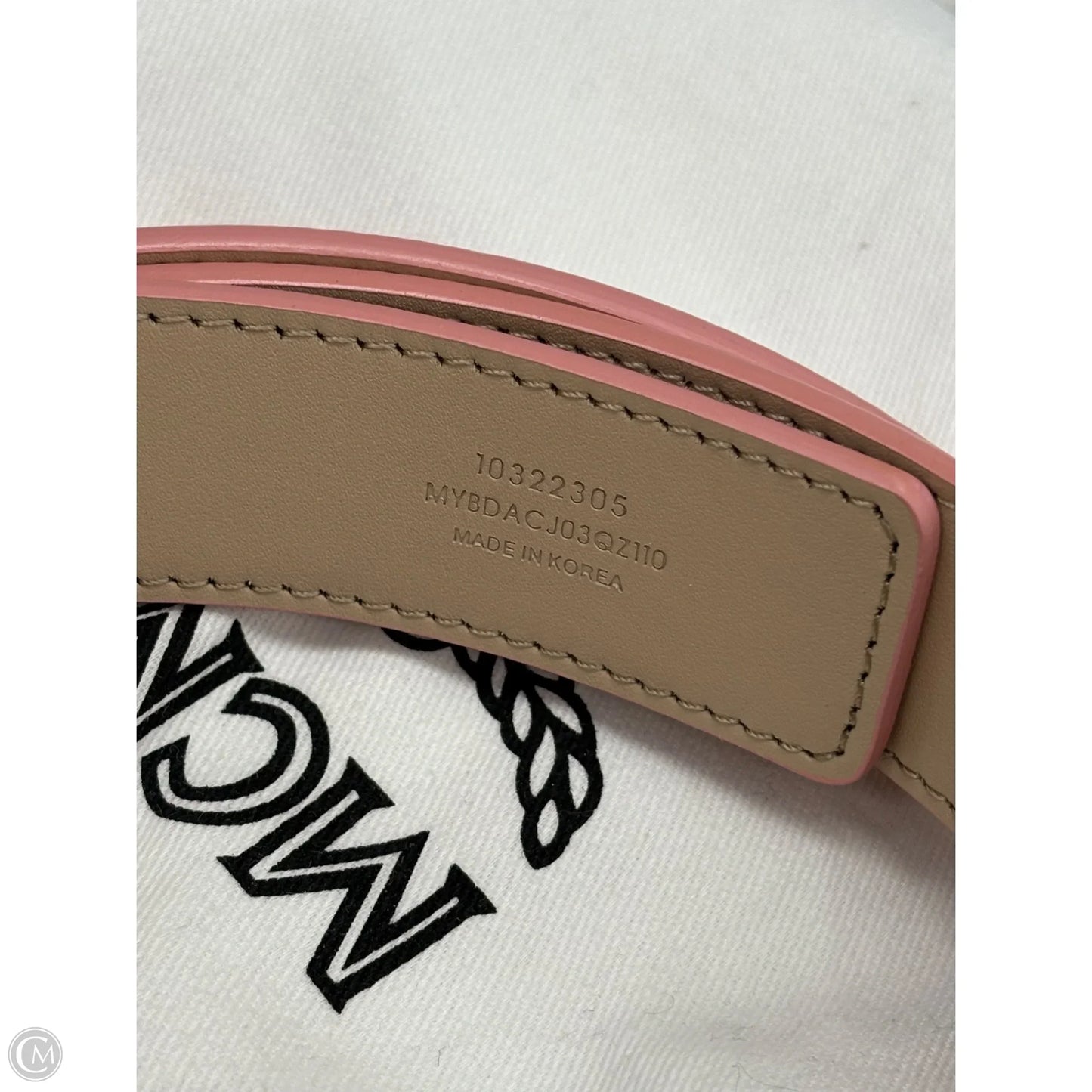 Belt Luxury Designer By Mcm, Size: Medium