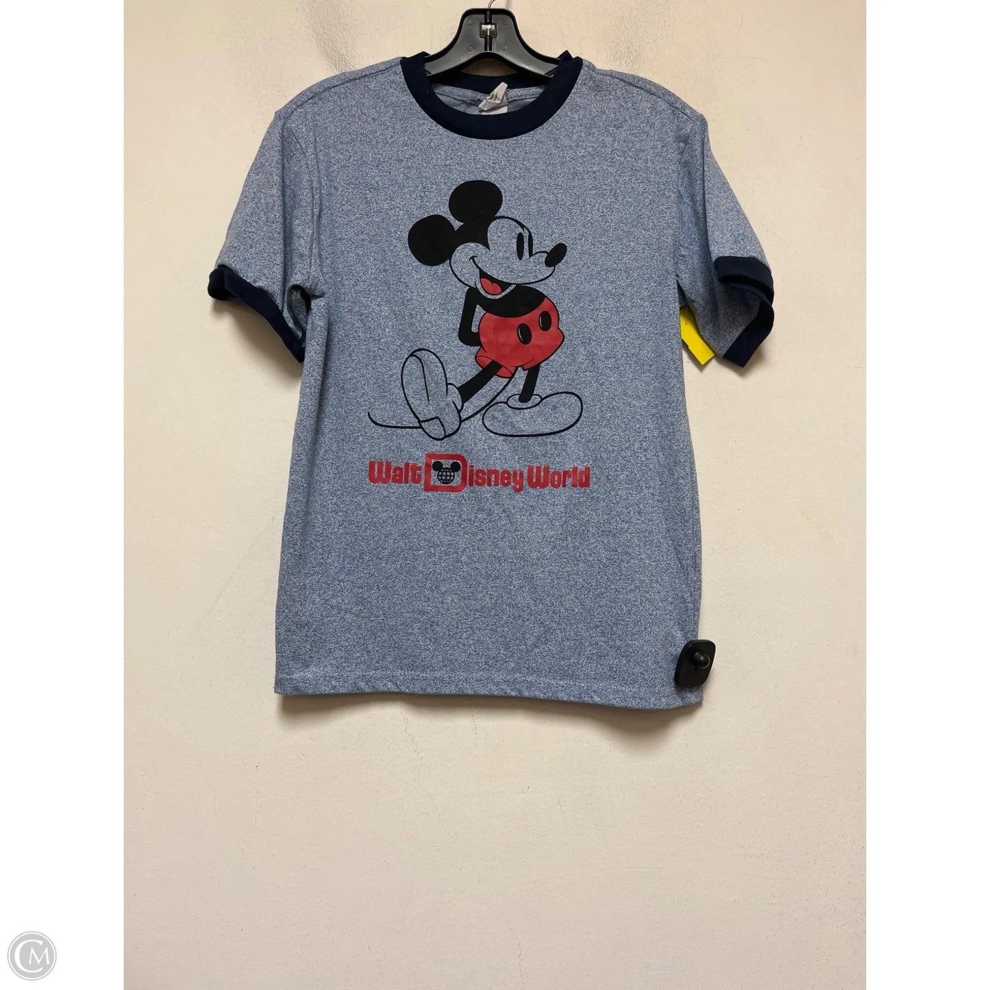 Top Short Sleeve Basic By Disney In Blue, Size: Xs