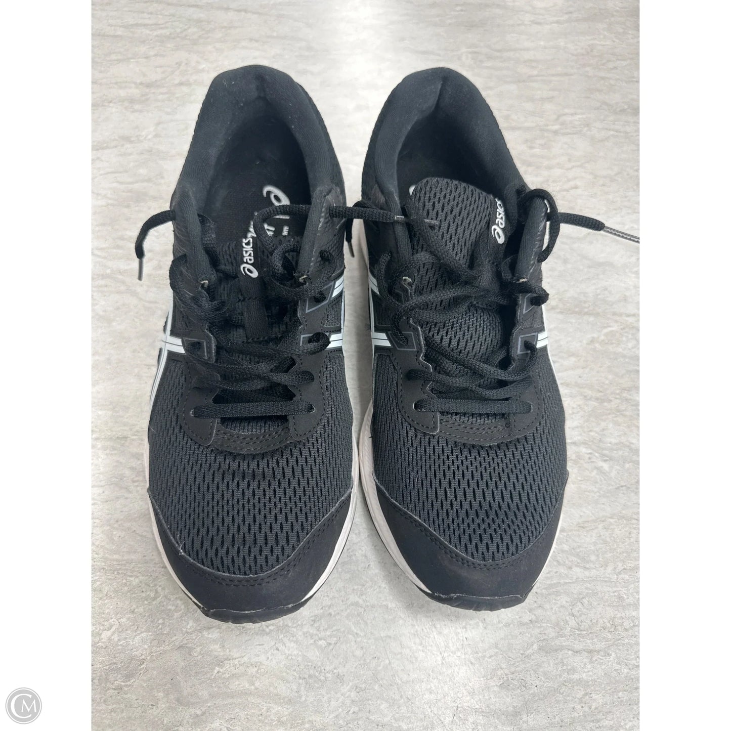 Shoes Athletic By Asics In Black & White, Size: 9.5