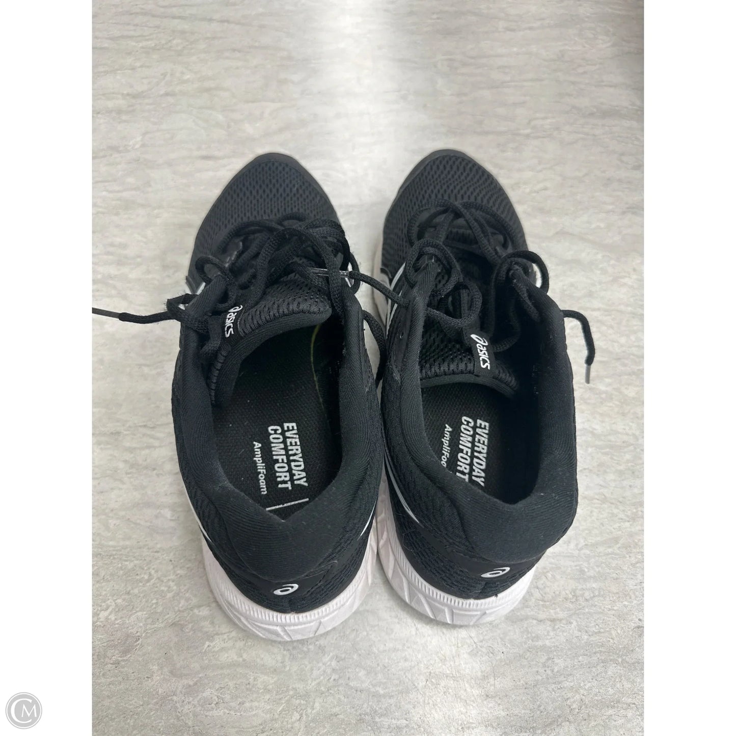 Shoes Athletic By Asics In Black & White, Size: 9.5