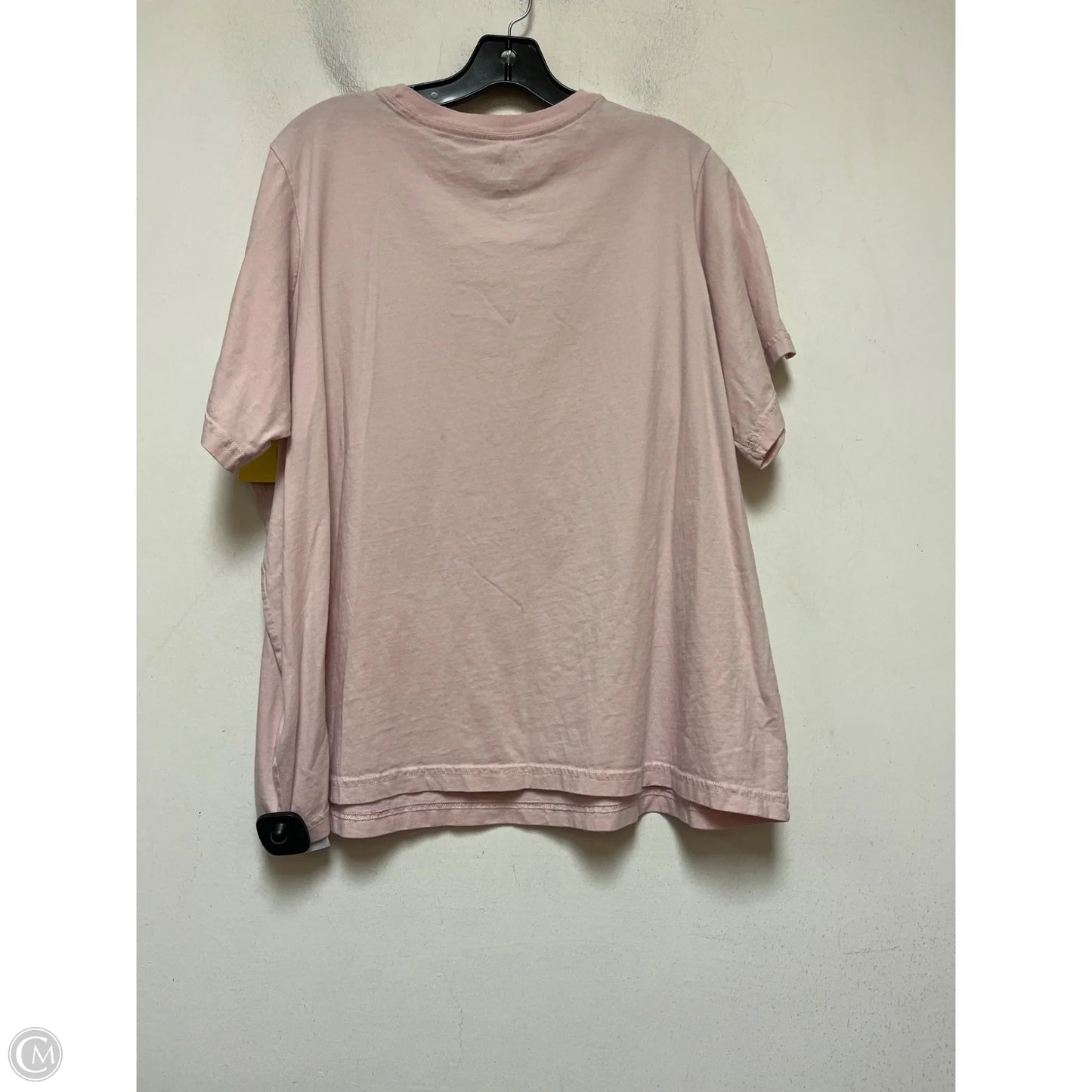 Top Short Sleeve Basic By Disney In Pink, Size: 1x