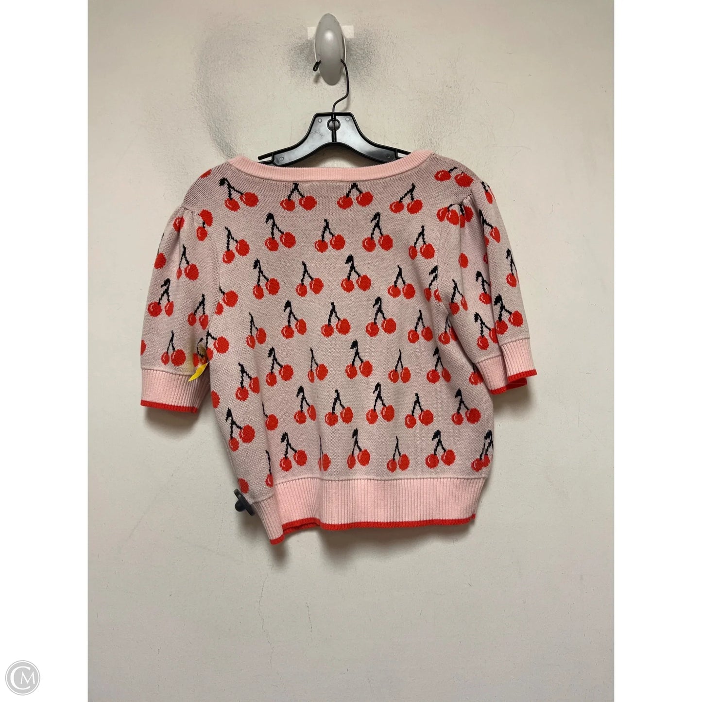 Sweater Short Sleeve By On 34th In Pink & Red, Size: M