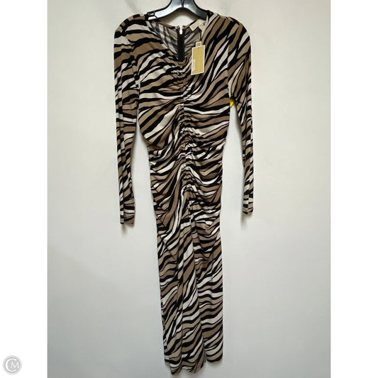 Dress Casual Maxi By Michael By Michael Kors In Animal Print, Size: M