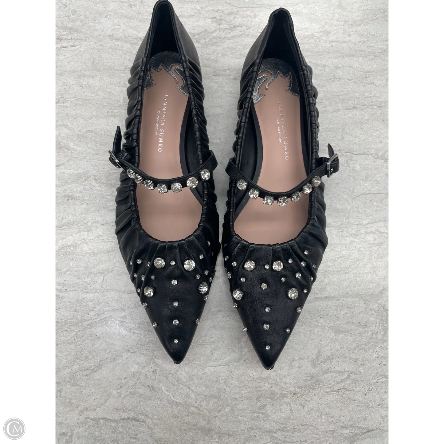 Shoes Flats By Clothes Mentor In Black, Size: 8.5