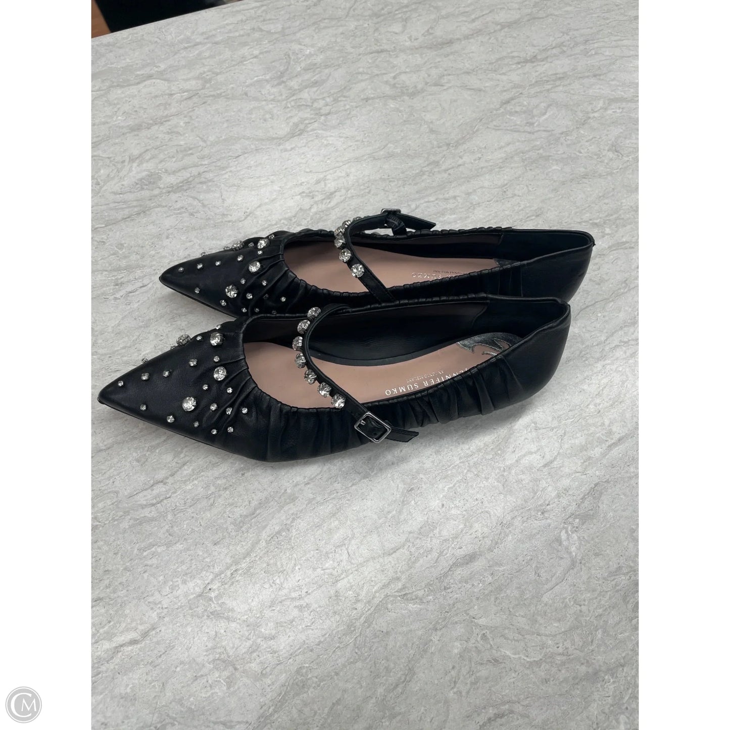 Shoes Flats By Clothes Mentor In Black, Size: 8.5