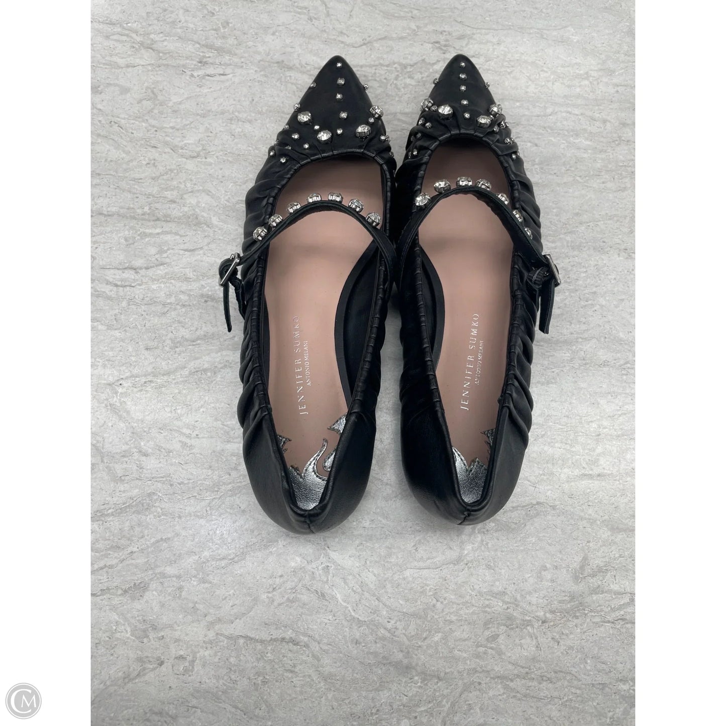 Shoes Flats By Clothes Mentor In Black, Size: 8.5