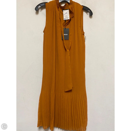 Dress Casual Short By Dkny In Orange, Size: Xs
