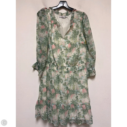 Dress Casual Short By Vineyard Vines In Tropical Print, Size: L