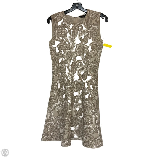 Dress Casual Short By Bcbgmaxazria In Tan, Size: S
