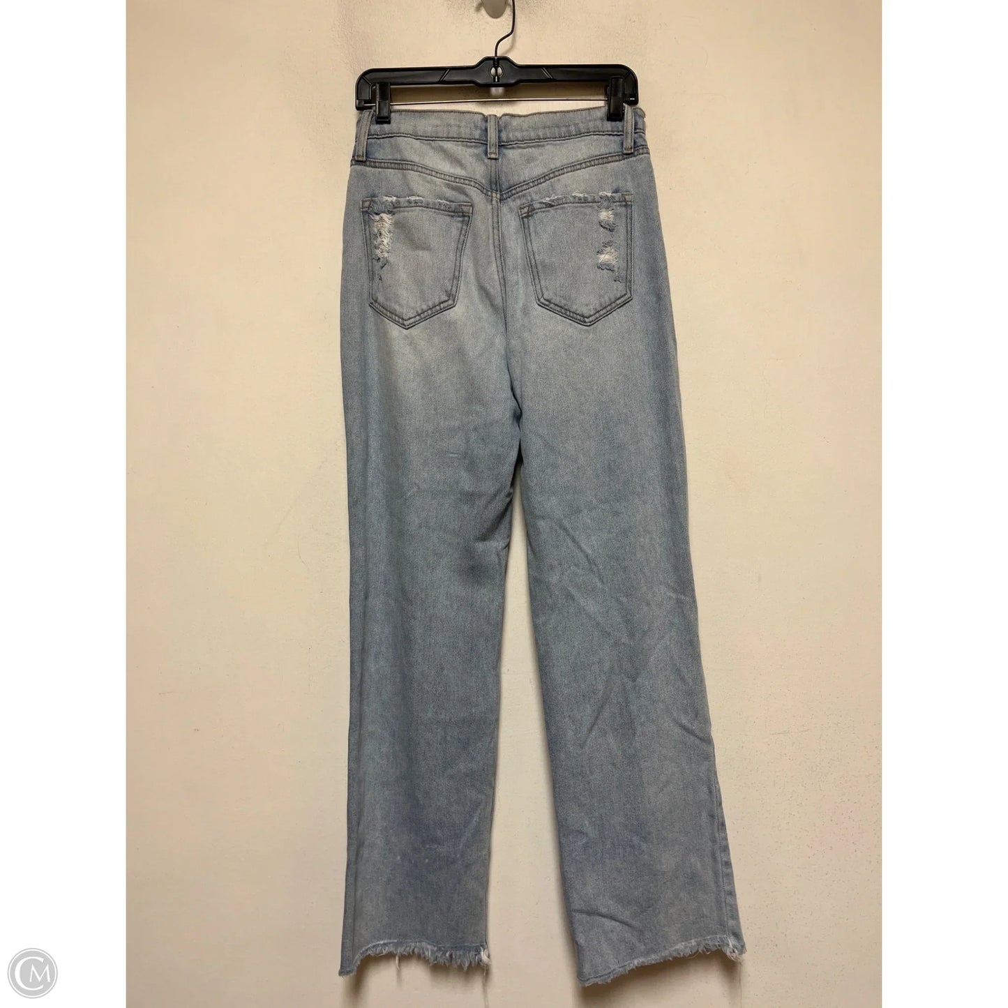 Jeans Straight By Cello In Blue Denim, Size: 4