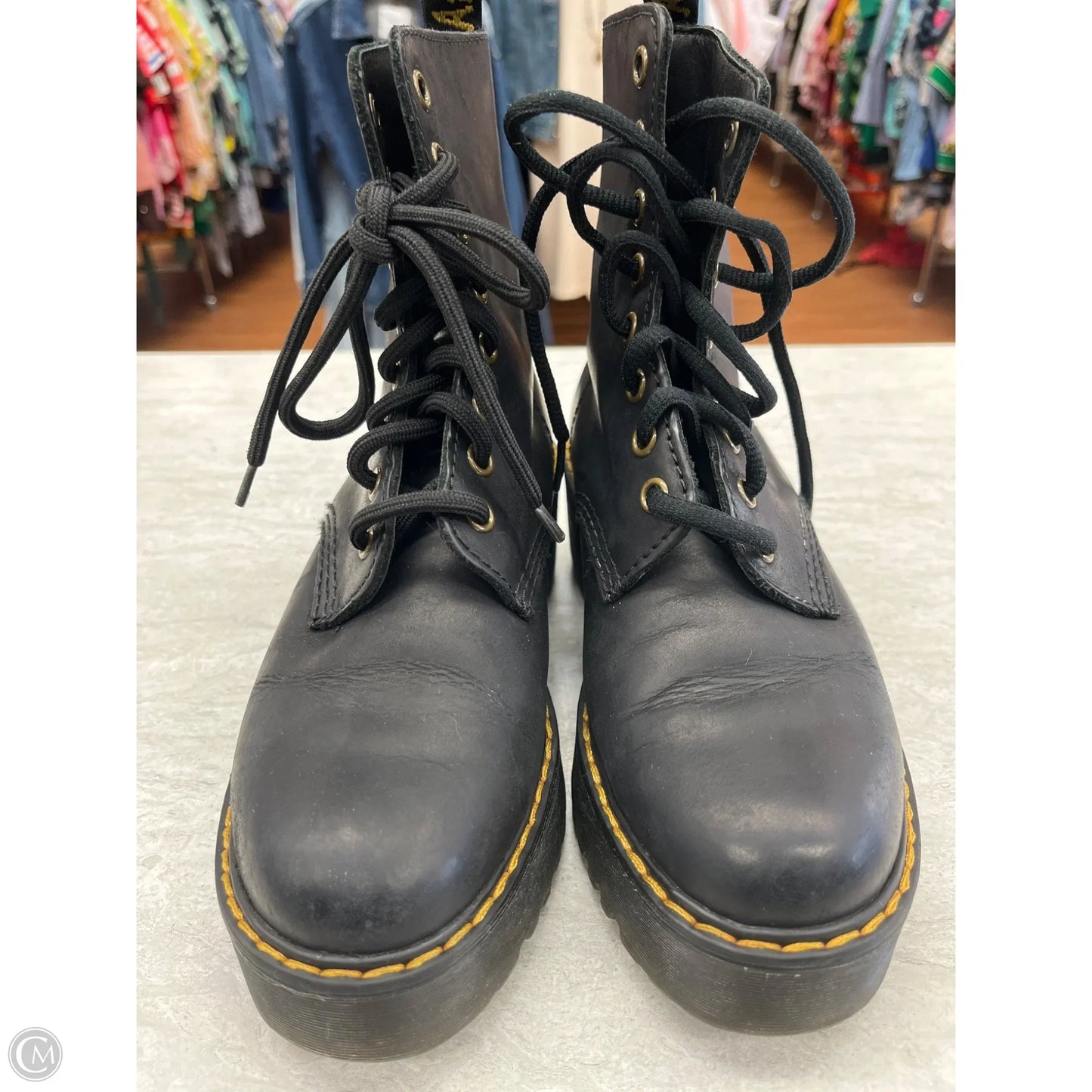 Boots Combat By Dr Martens In Black, Size: 6