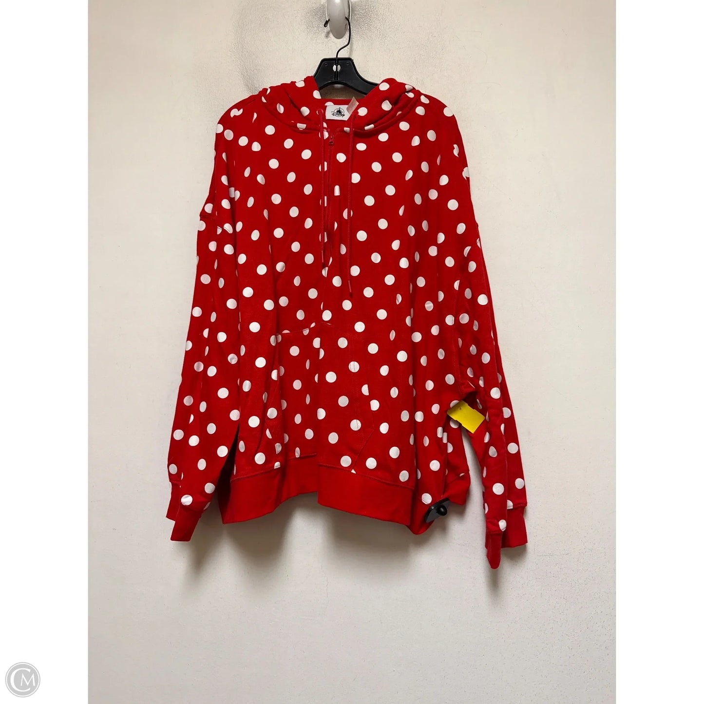 Sweatshirt Hoodie By Disney In Polkadot Pattern, Size: 3x