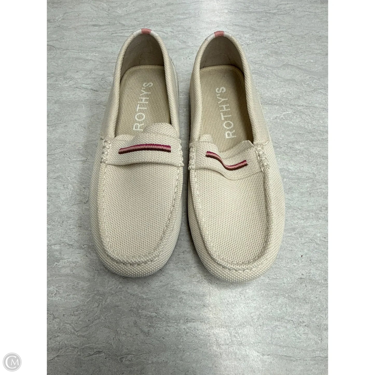 Shoes Flats By Rothys In Cream, Size: 7.5