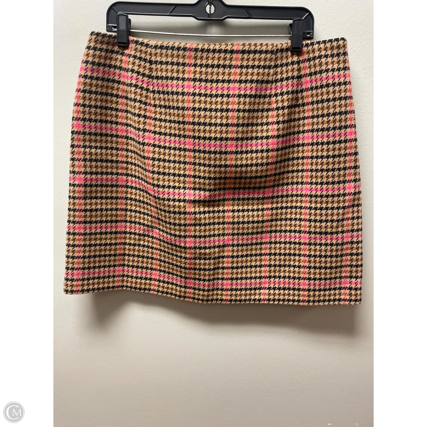 Skirt Mini & Short By Loft In Plaid Pattern, Size: 12