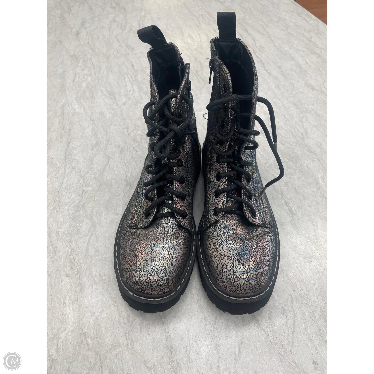 Boots Ankle Flats By Mix No 6 In Multi-colored, Size: 7.5