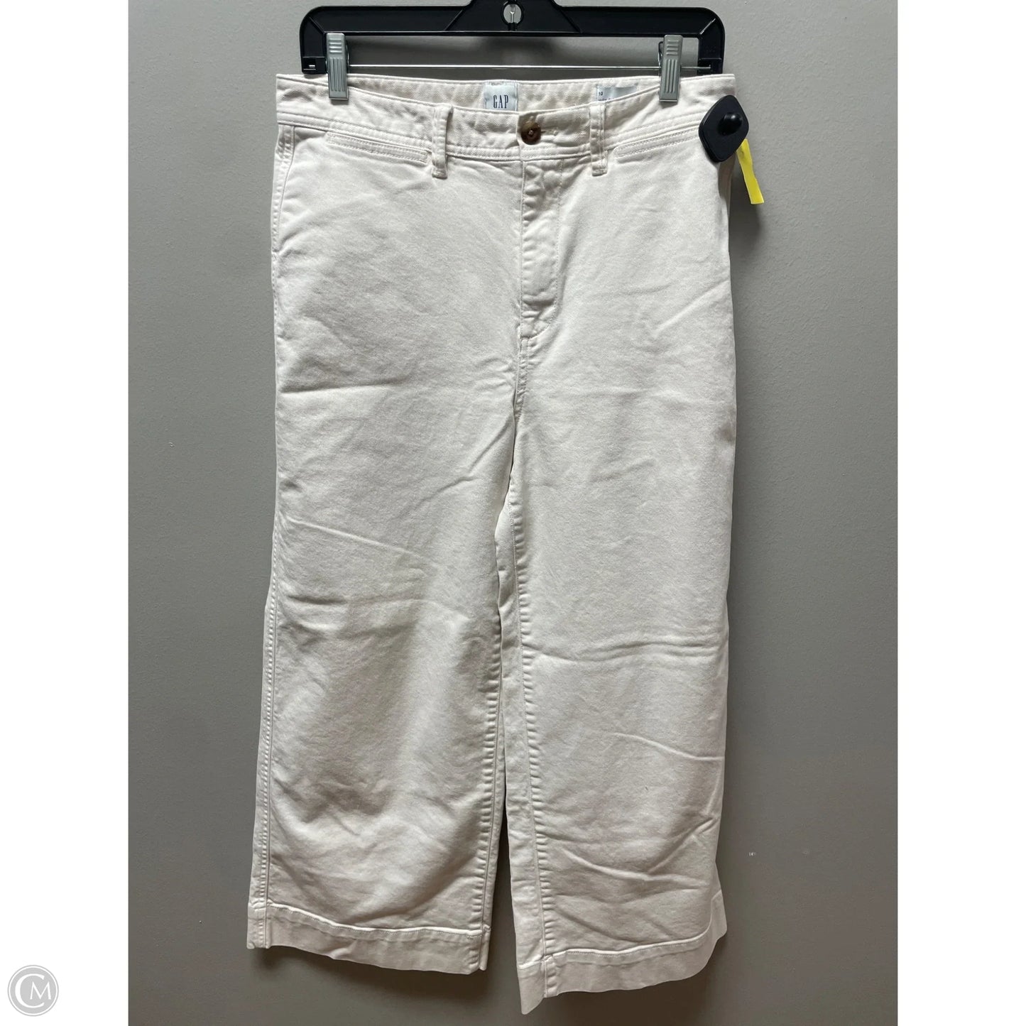 Jeans Wide Leg By Gap In Tan Denim, Size: 10