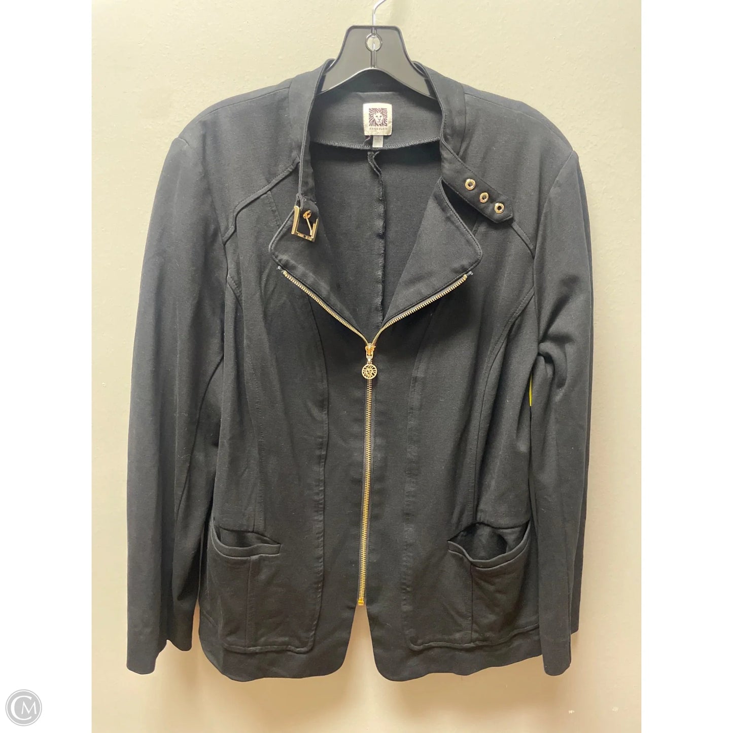 Jacket Other By Anne Klein In Black, Size: 1x