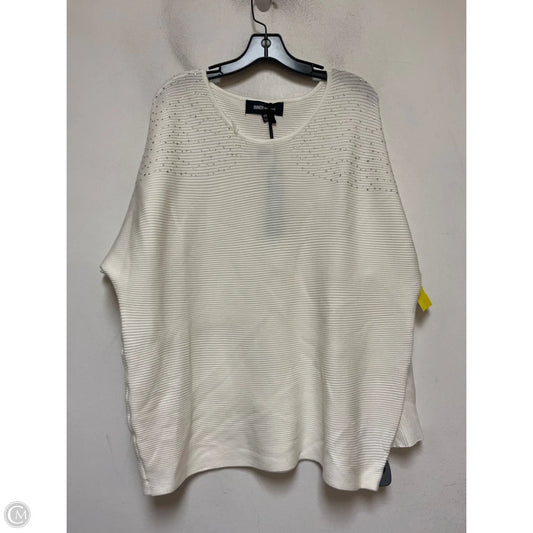 Sweater By Clothes Mentor In White, Size: 2x