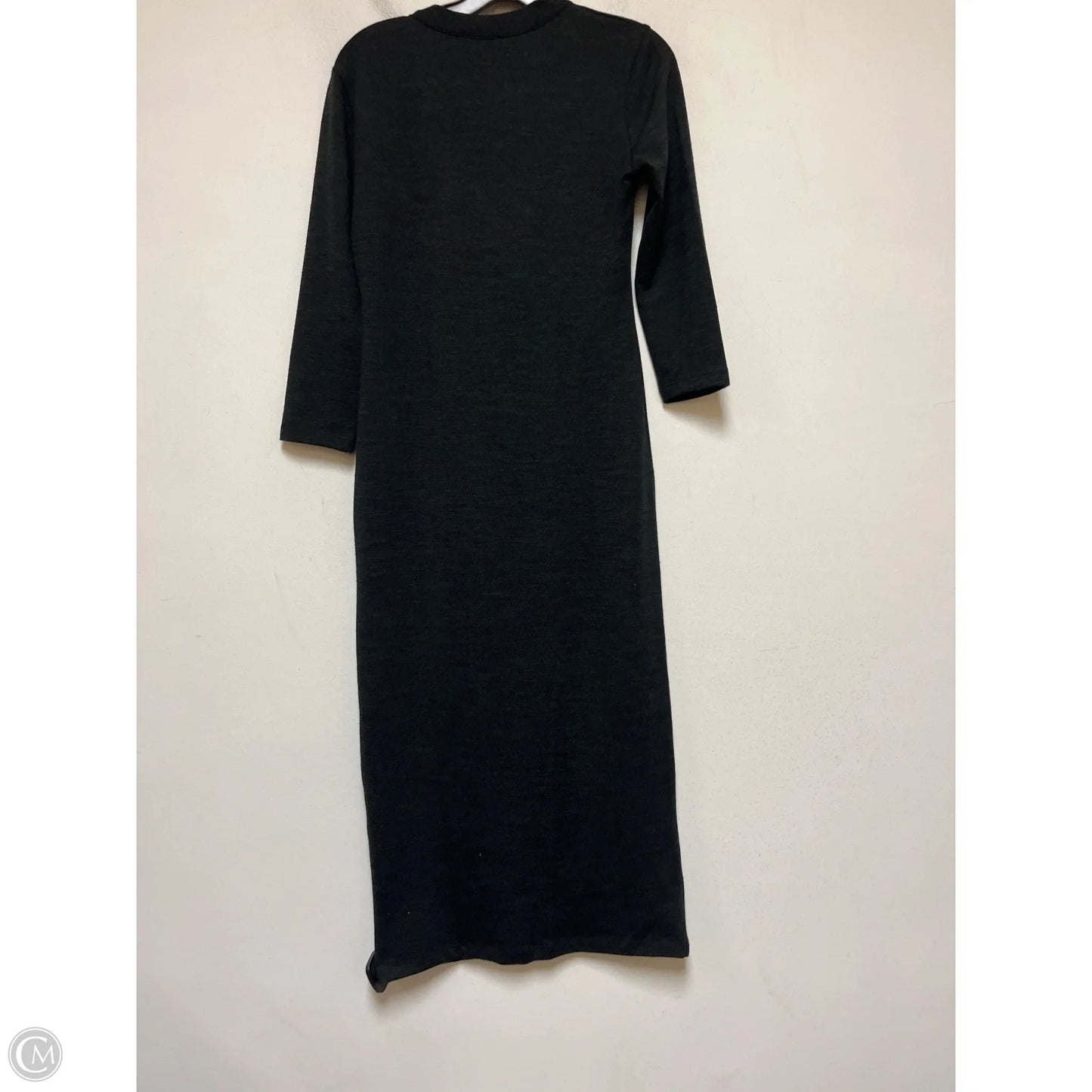 Dress Casual Midi By Zara In Black, Size: M