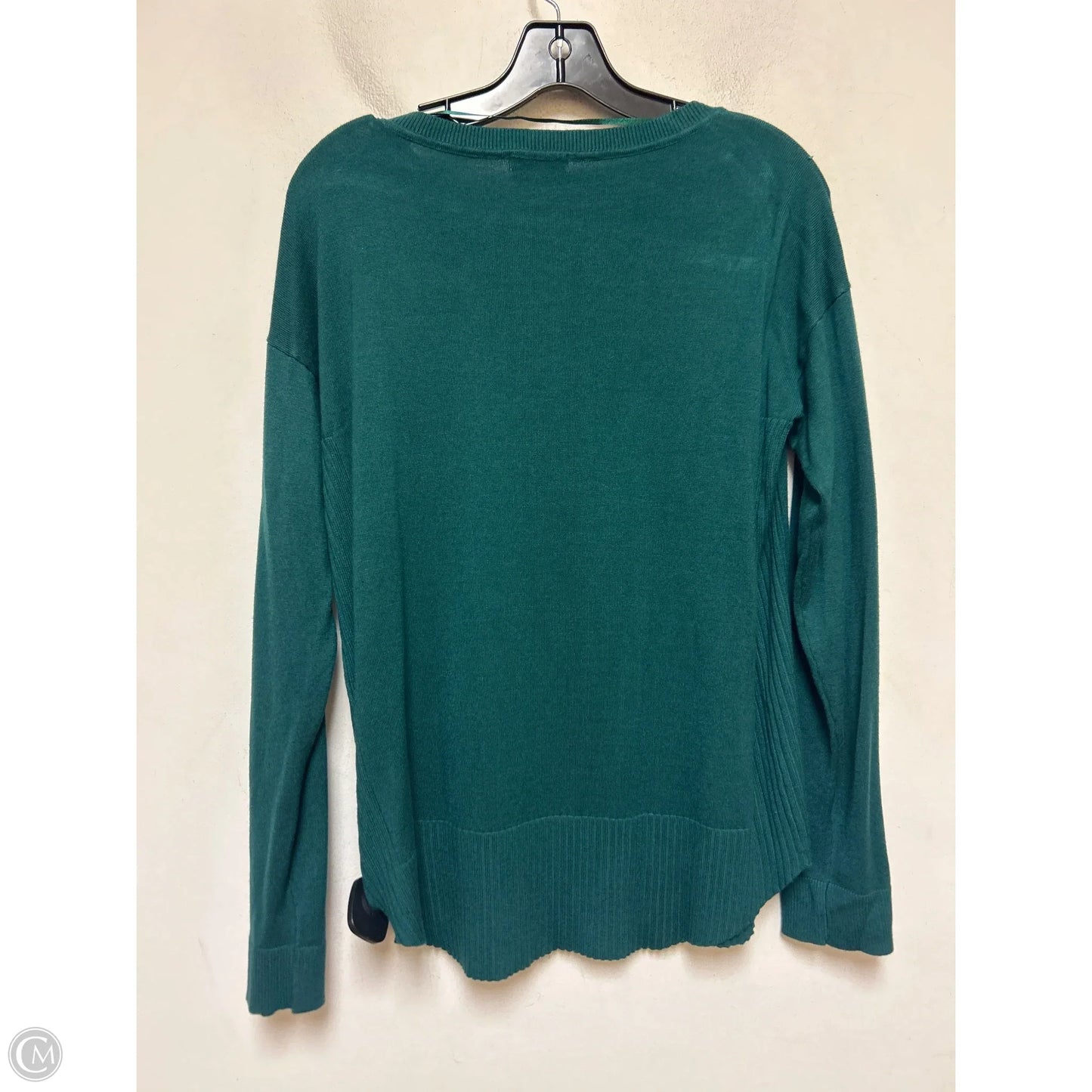 Top Long Sleeve By Cable And Gauge In Green, Size: M