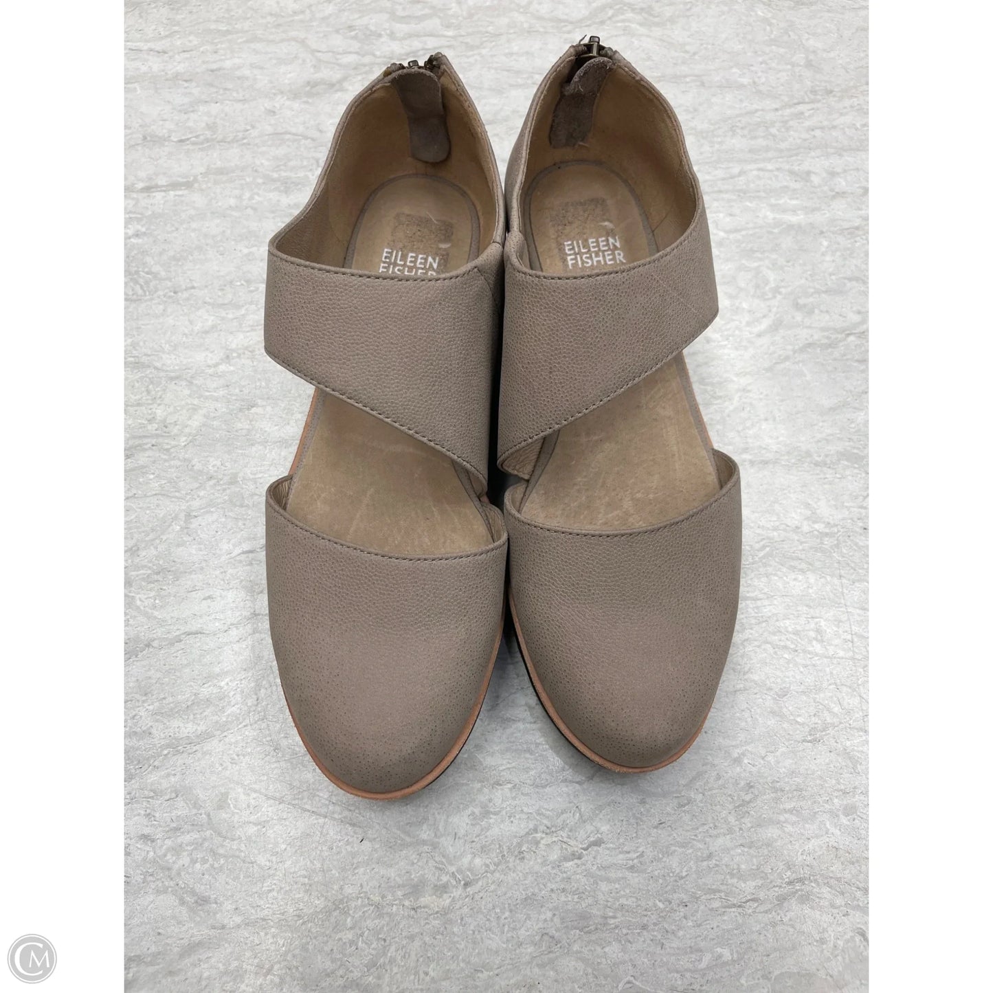 Shoes Flats By Eileen Fisher In Taupe, Size: 7.5