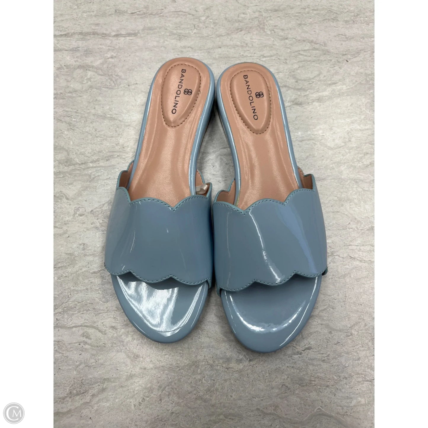 Sandals Flats By Bandolino In Blue, Size: 8