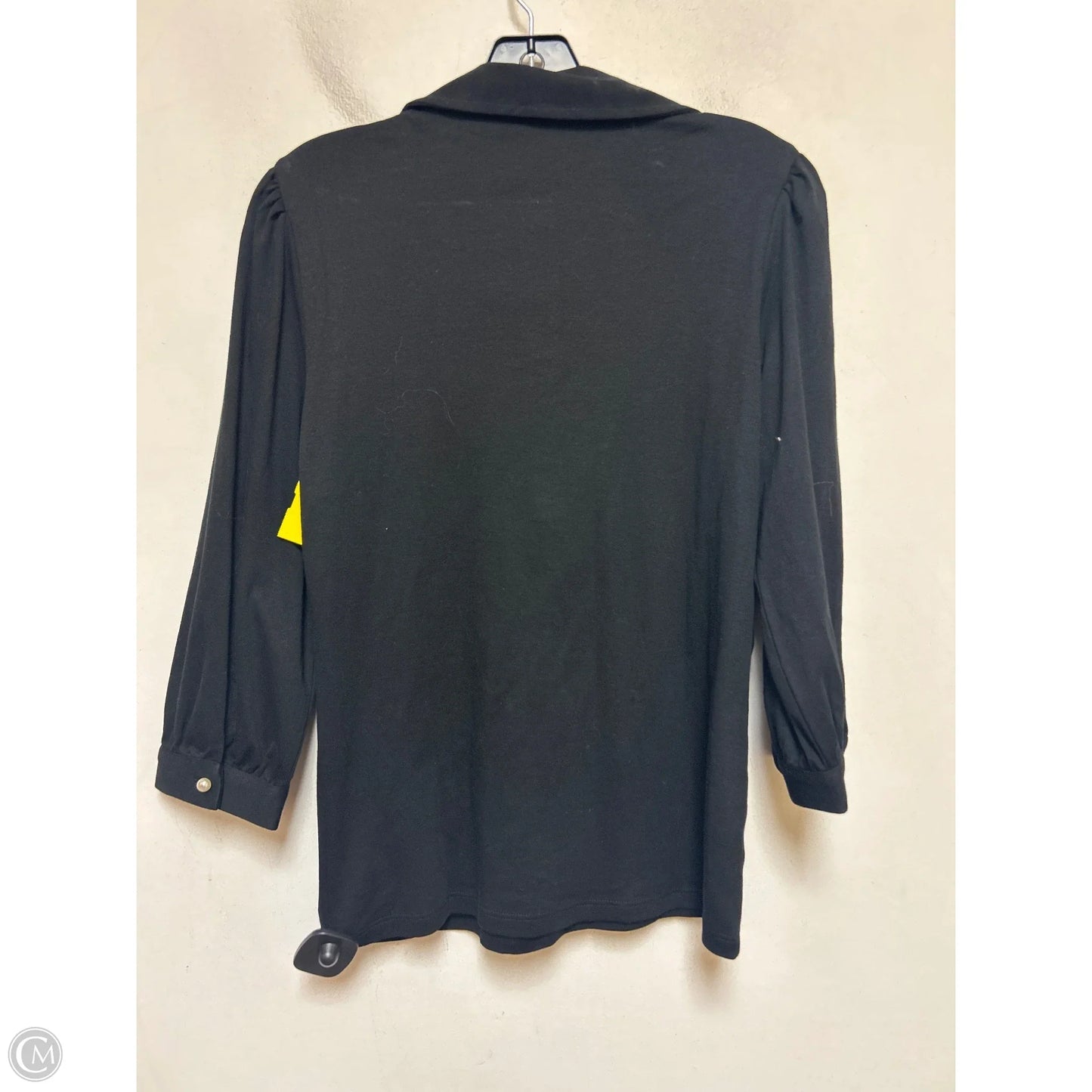 Top Long Sleeve By Ann Taylor In Black, Size: S