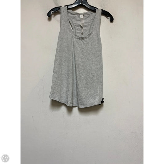 Athletic Tank Top By Lululemon In Grey, Size: 8