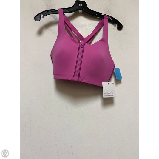Athletic Bra By Lululemon In Pink, Size: 36c