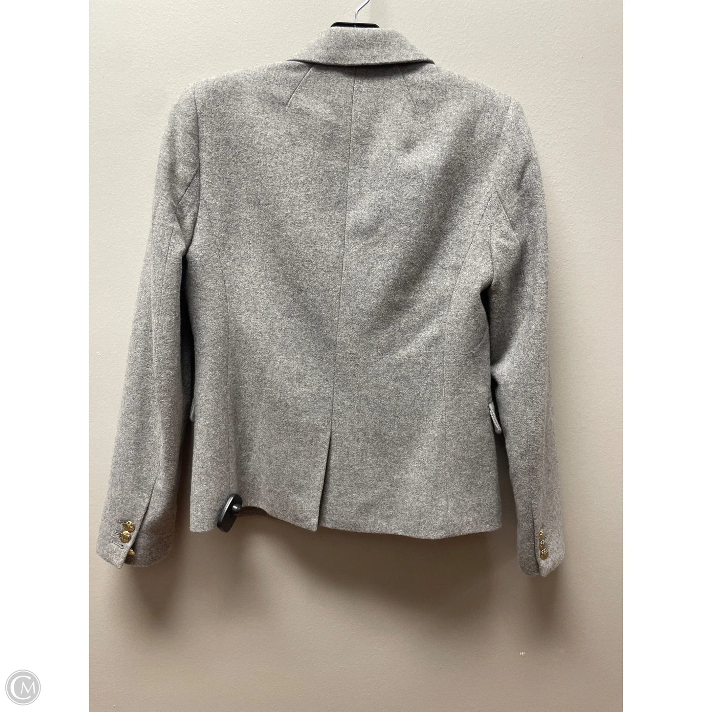 Blazer By J. Crew In Grey, Size: Xs