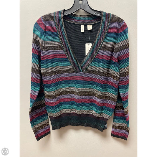 Top Long Sleeve By Anthropologie In Multi-colored, Size: Xs