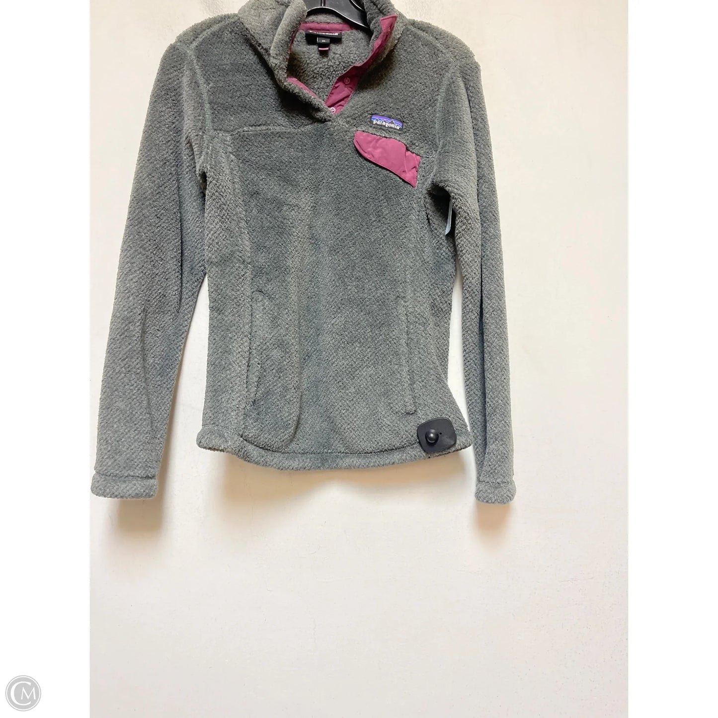 Sweatshirt Collar By Patagonia In Grey, Size: Xs