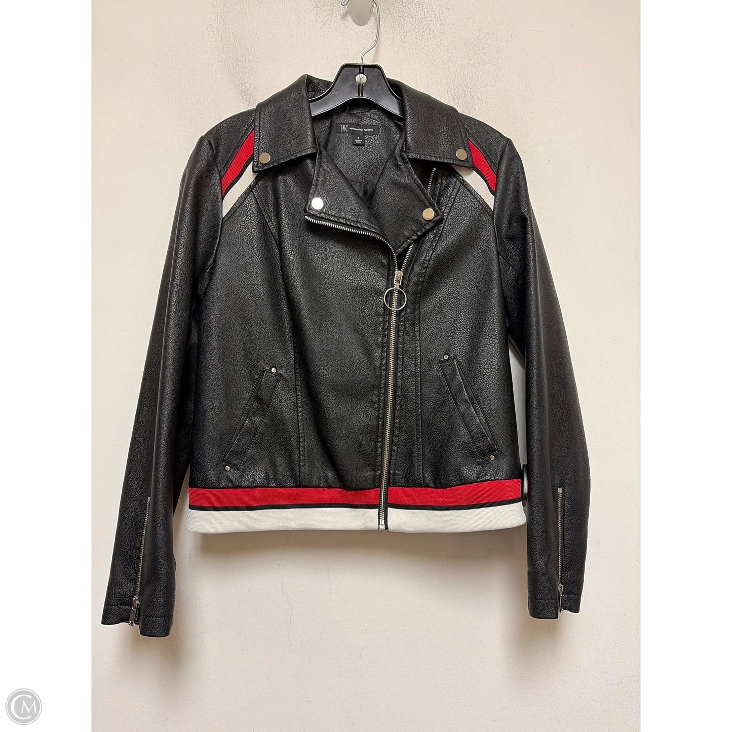 Jacket Moto By Inc In Black, Size: S