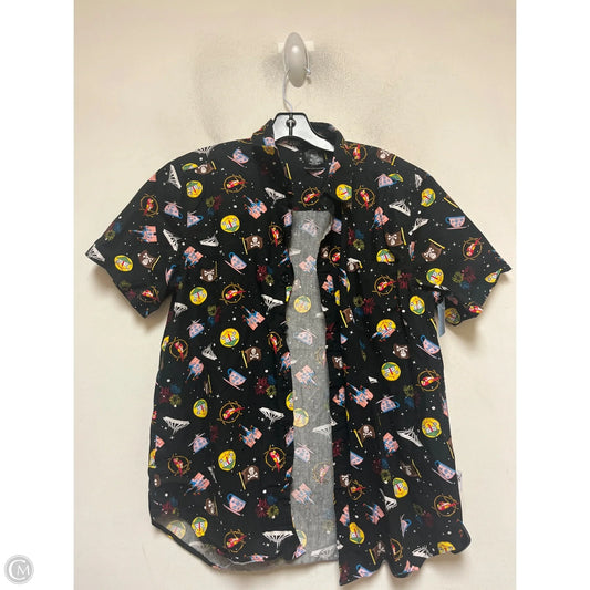 Top Short Sleeve By Disney In Black, Size: M