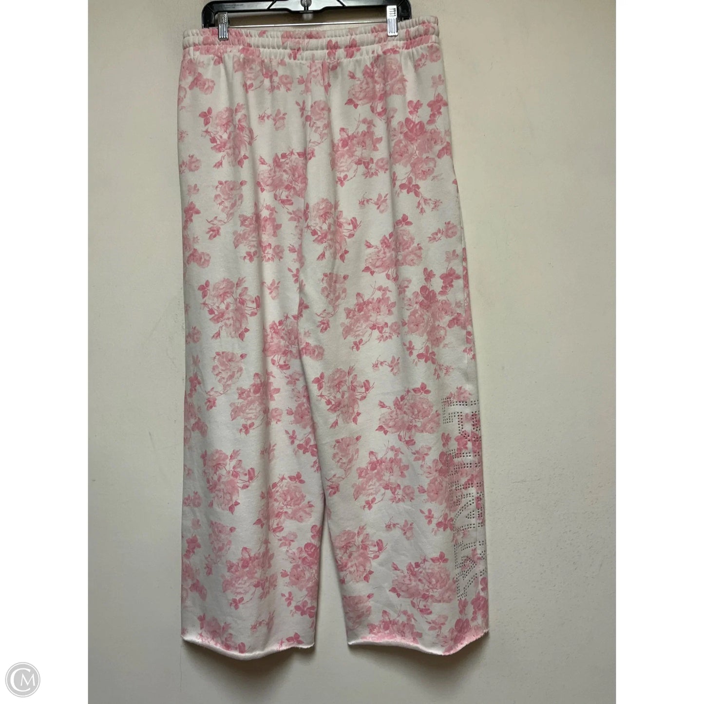 Pants Lounge By Pink In Pink & White, Size: 12