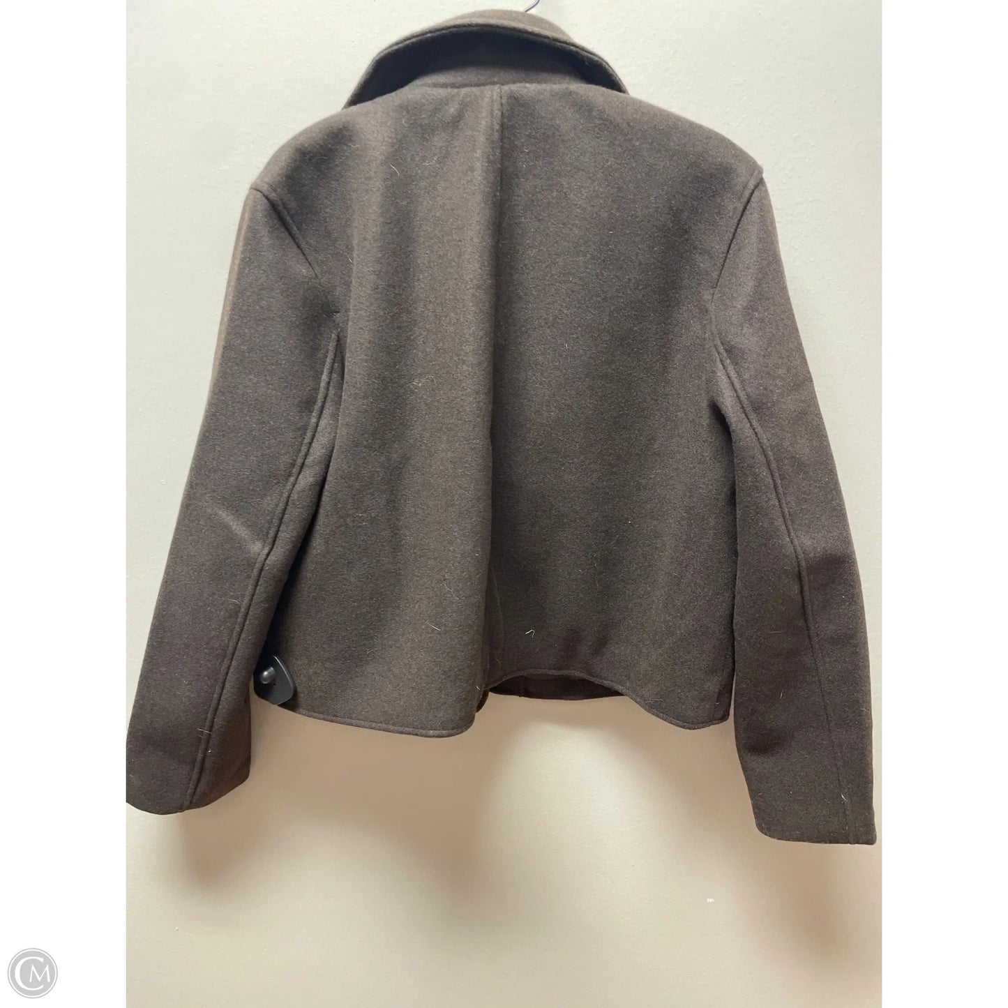 Coat Peacoat By H&m In Brown, Size: L