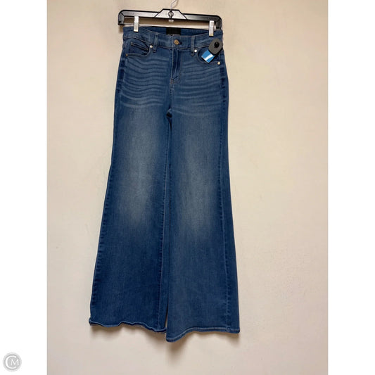 Jeans Wide Leg By White House Black Market In Blue Denim, Size: 0