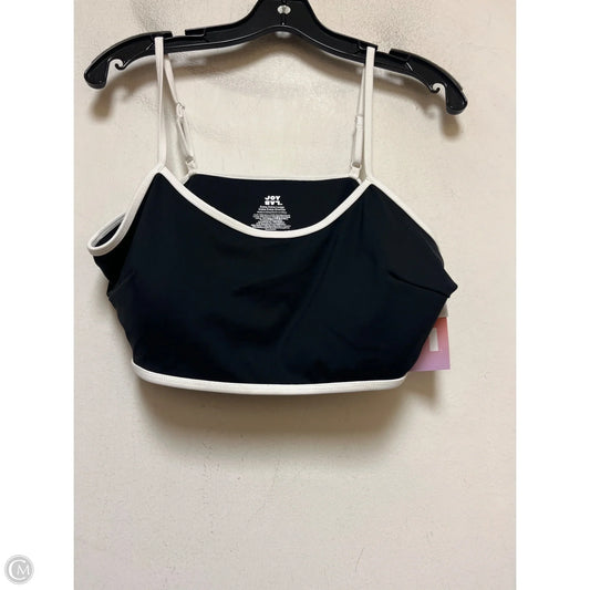 Athletic Bra By Joy Lab In Black & White, Size: Xl