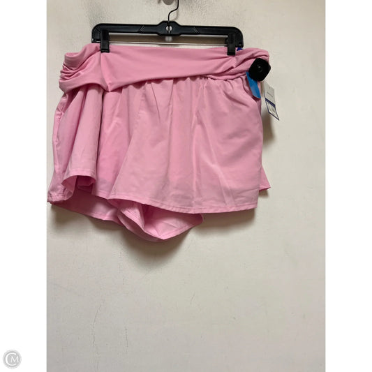Athletic Shorts By Joy Lab In Pink, Size: Xxl