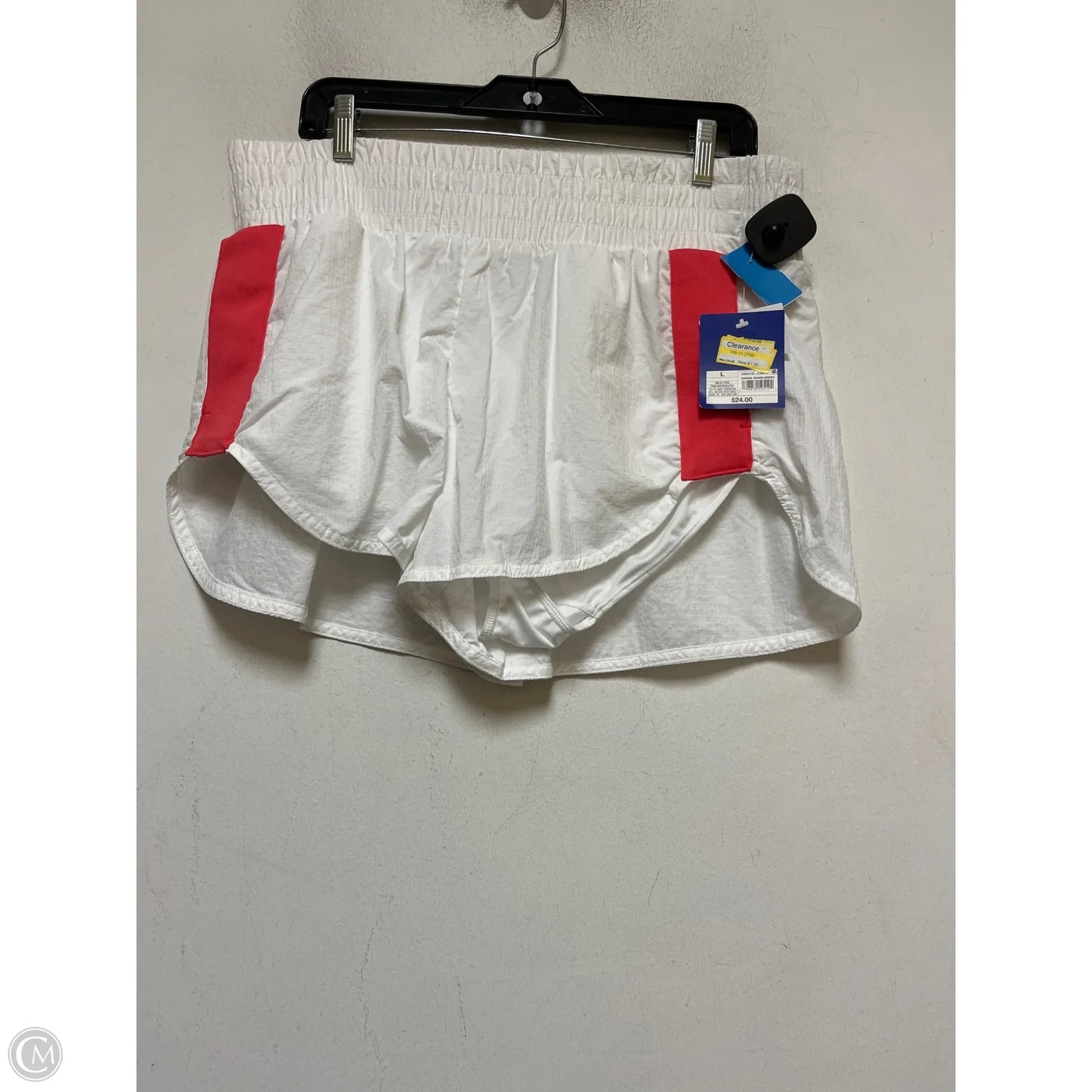 Athletic Shorts By Joy Lab In Red & White, Size: L