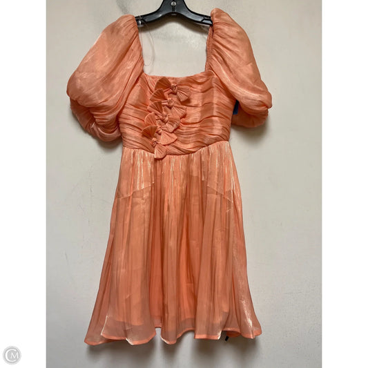 Dress Casual Short By Entro In Orange, Size: S