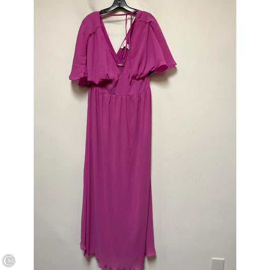 Dress Casual Maxi By Japna In Pink, Size: L