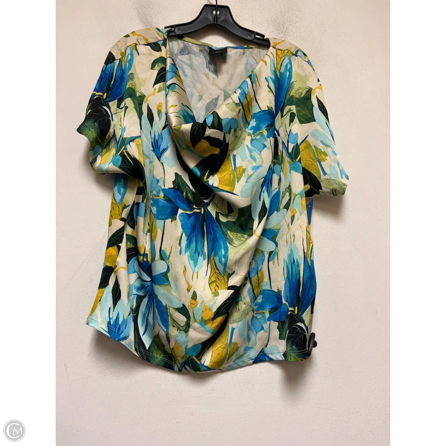 Top Short Sleeve By Jm Collections In Multi-colored, Size: Xl