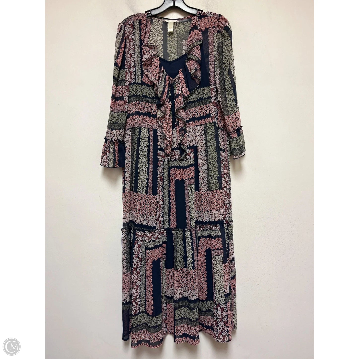 Dress Casual Maxi By Cato In Floral Print, Size: L