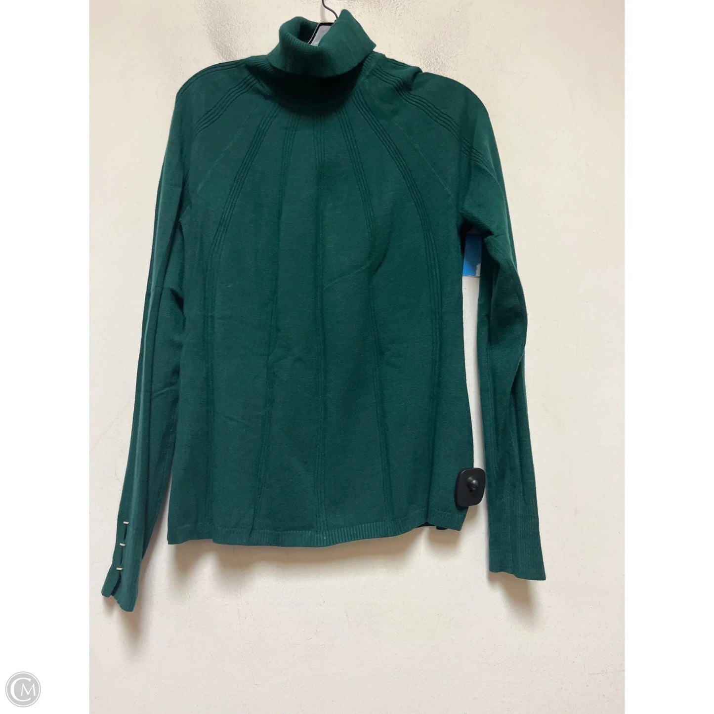 Top Long Sleeve By White House Black Market In Green, Size: L