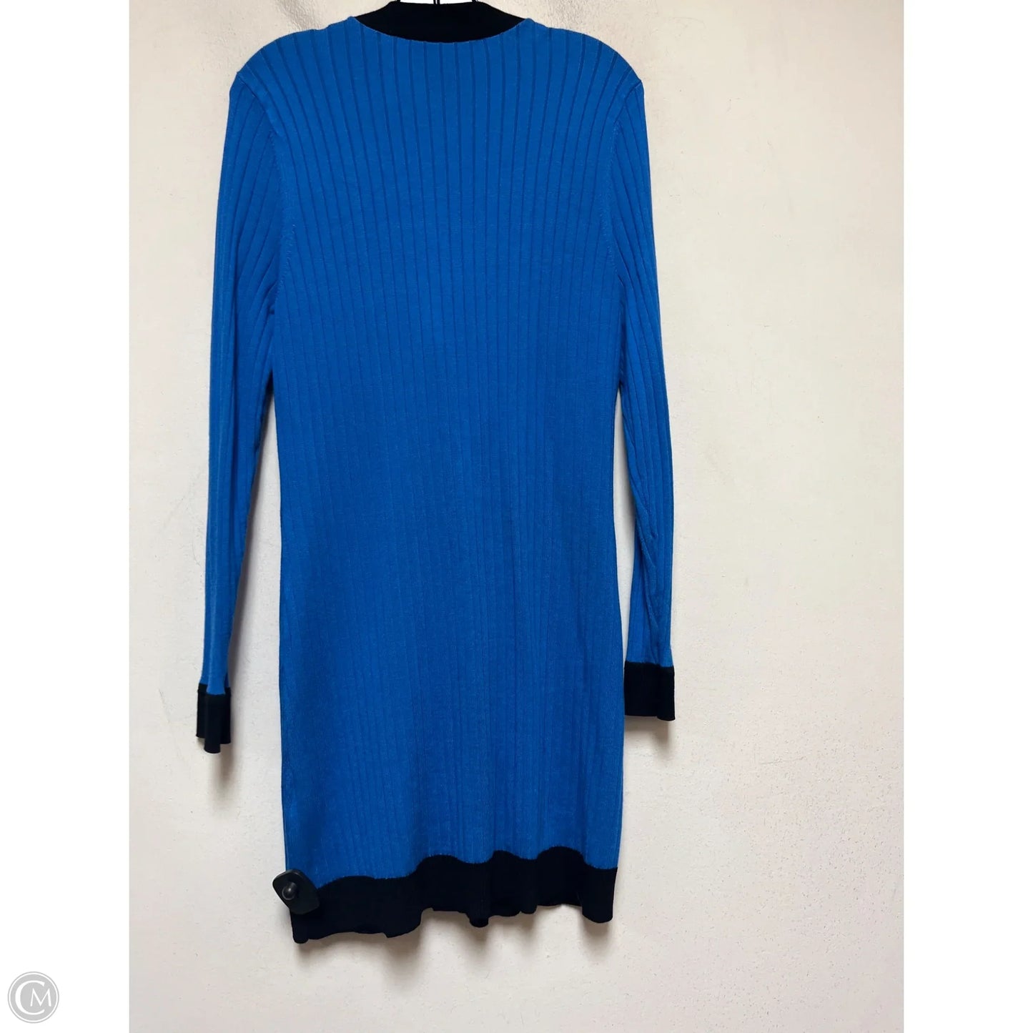 Dress Casual Short By White House Black Market In Black & Blue, Size: L