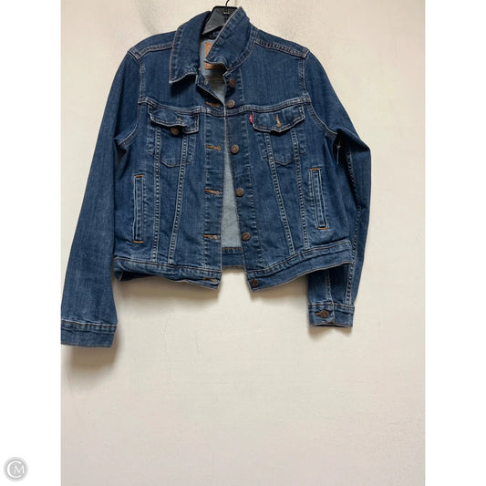 Jacket Denim By Levis In Blue Denim, Size: M