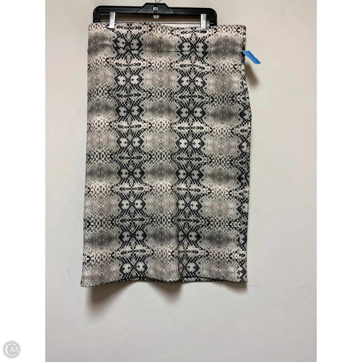 Skirt Midi By Eloquii In Snakeskin Print, Size: 16