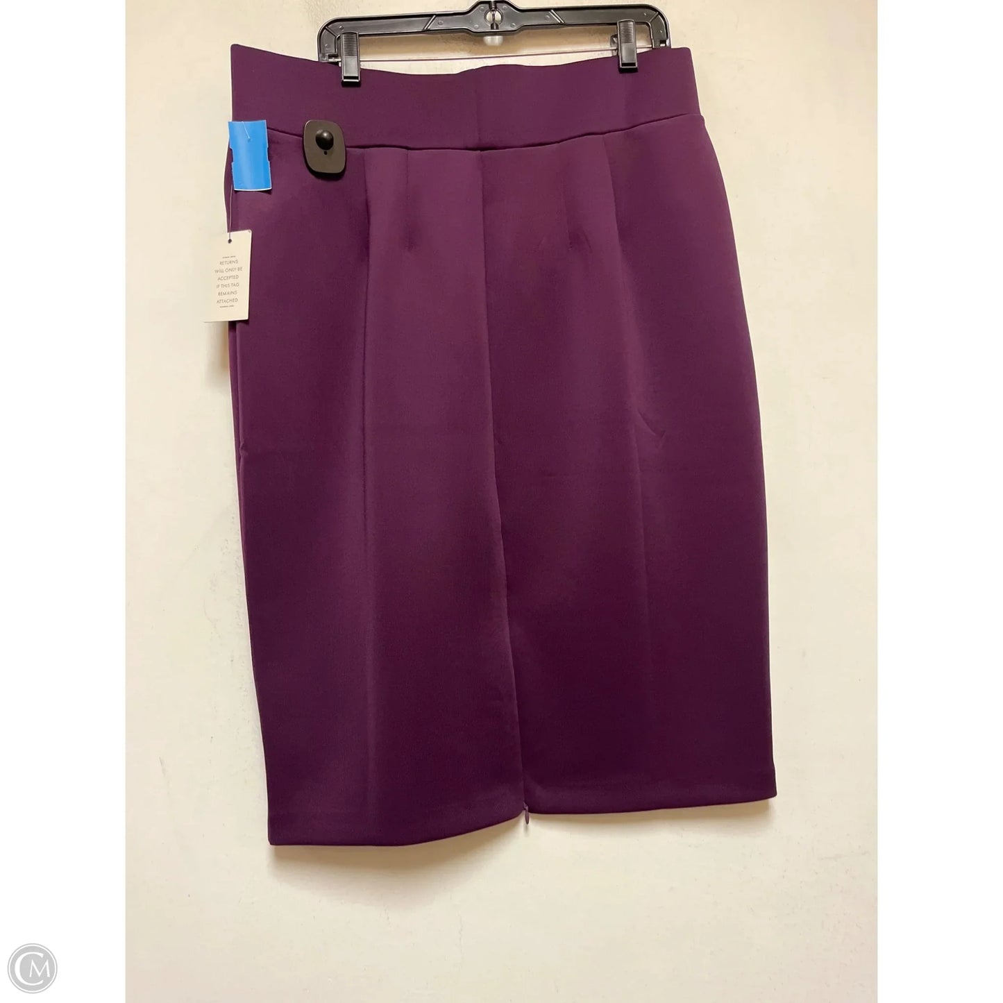 Skirt Midi By Eloquii In Purple, Size: 16